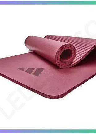 Килимок для пілатесу adidas pilates mat рожевий 180х63х1,5 см для фітнесу та йоги унісекс sku_adyg-10650mr-nl
