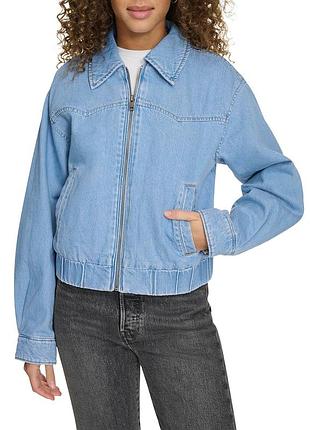 Женская джинсовая куртка levi's на молнии