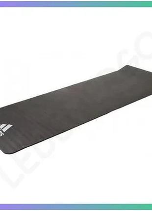 Килимок для фитнеса adidas fitness mat синий 183х61х1 см для тренировок в спортзале и дома sku_admt-11015bl