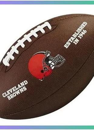 М'яч для американського футболу wilson nfl коричневий композитна шкіра унісекс для гри в американський sku_wtf1748xbcl