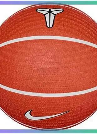 Баскетбольный мяч nike playground 8p k bryant оранжевый размер 7 для игры на улице и в зале sku_n.101.2519.835.07