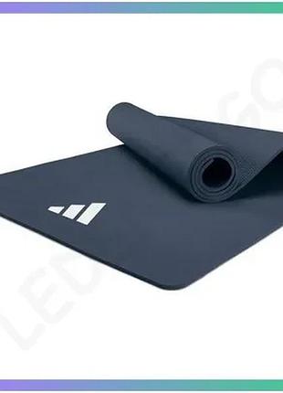Коврик для йоги adidas yoga mat 176 х 61 см 8 мм не скользящий для фитнеса и пилатеса sku_adyg-10100bl-nl