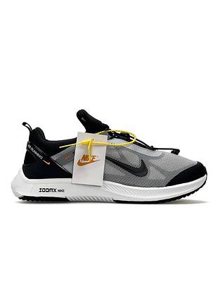 Nike air running light grey black 7