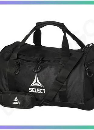 Спортивная сумка select milano round small 35l черная для фитнеса и тренировок 48х28х28см sku_815020-010