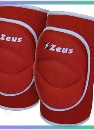 Наколенники для волейбола zeus ginocchiera volley eko красные унисекс 155-190 см защита коленей sku_z01803