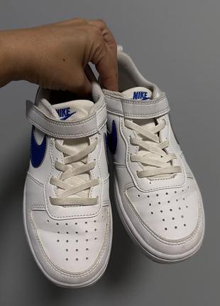 Дитячі кросівки nike, білі з синім