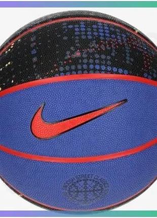 Баскетбольний м'яч nike energy deflat 7 композитна шкіра синій для гри в баскетбол на будь-якій поверх sku_n.100.8259.429.07