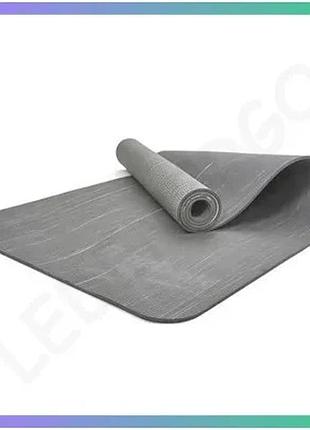 Килимок для йоги reebok camo yoga mat 176 х 61 х 0,5 см с ворсистым матеріалом для тренувань sku_rayg-11045bl