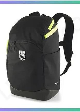 Рюкзак puma basketball pro 33l чорний унісекс спортивний рюкзак для баскетболу з відділенням для взутт sku_079212-01