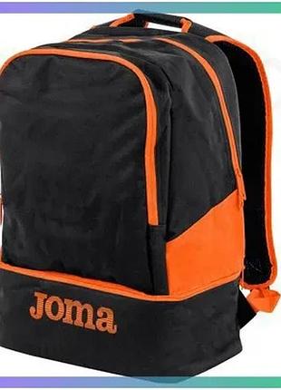 Рюкзак joma estadio iii чорно-помаранчевий 46х32х20см для спорту та повсякденного використання унісекс sku_400234.120