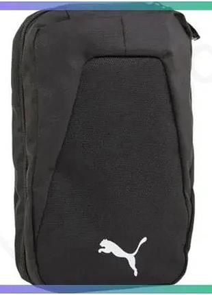 Косметичка puma teamgoal wash bag 8l черная 16x35x14 см сумка для гигиенических принадлежностей sku_090244-01
