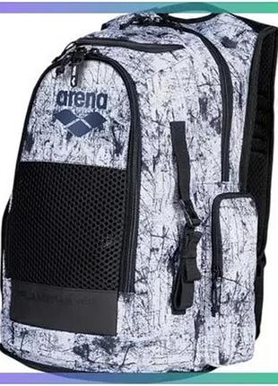 Рюкзак arena all set backpack ao 45l білий чорний для плавання з відділенням для ноутбука 55х38х28 см sku_010235-902