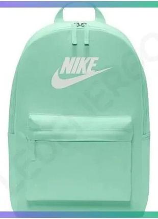 Рюкзак nike nk heritage bkpk 25l мятный для школы и спорта 43х30,5х15 см унисекс sku_dc4244-353
