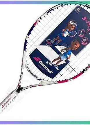 Ракетка babolat b fly 23 юніорська тенісна ракетка для дітей легка алюмінієва 215 г для початківців sku_140486-100