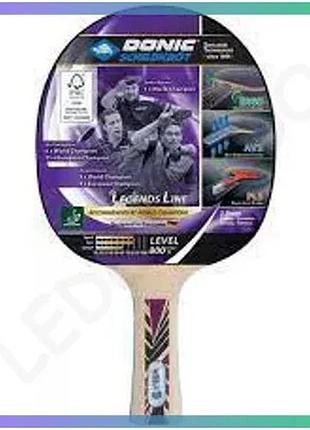 Ракетка для настольного тенниса donic legends 800 fsc универсальная для прогрессивных игроков sku_754425