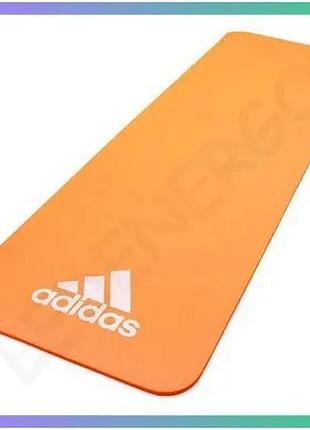 Килимок для фитнеса adidas fitness mat оранжевый 183 х 61 х 1 см для тренировок универсальный sku_admt-11015or