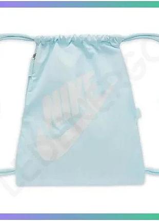 Рюкзак-мешок nike nk heritage drawstring 13l блакитний спортивний стиль для повсякденного використання sku_dc4245-476
