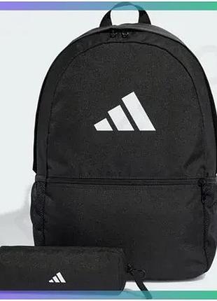 Рюкзак adidas clsc pcase bp 23,25l чорний спортивний рюкзак для навчання та відпочинку унісекс sku_ji8081