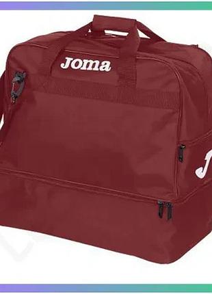 Сумка joma xtra large бордова 52х54х32 см для футболу унісекс місткість 72 л спортивна сумка sku_400008.671