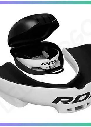 Капа rdx mouth guard junior белая черная one size защита для зубов детей гель для рта sku_ggs-3gwj