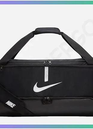 Сумка nike academy team m duff 60l черная 64х30х30 см спортивная сумка для экипировки sku_cu8090-010