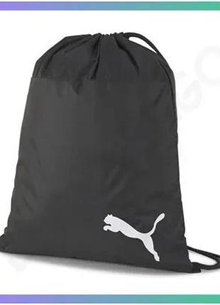 Рюкзак-мешок puma teamgoal 23 gym sack 16l черный спортивный рюкзак для тренировок и отдыха sku_076853-03