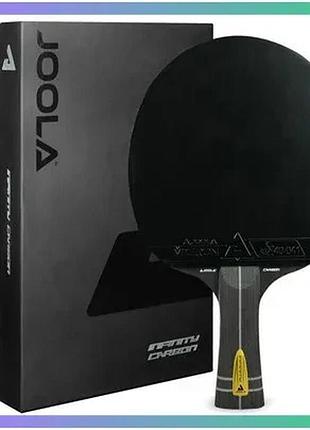 Ракетка для настільного тенісу joola infinity carbon для професіоналів 2,0 мм універсальна висока швид sku_rakjol21