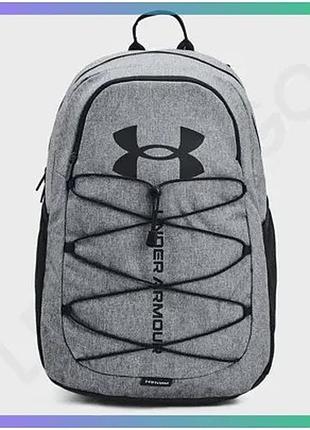 Рюкзак under armour hustle sport backpack сірий 26l унісекс для спорту з водовідштовхуючими властивост sku_1364181-012