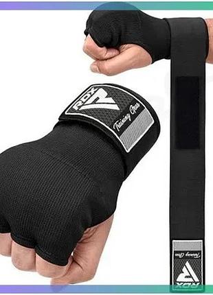 Налокітник rdx hosiery inner strap is2 чорний xl захист для ліктя унісекс еластичний поліестер для спо sku_hyp-is2b