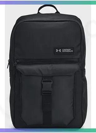 Рюкзак under armour triumph campus bp 23l чорний спортивний рюкзак для чоловіків і жінок 28х46х15 см sku_1384462-001