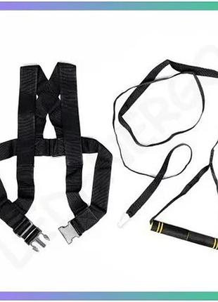 Еспандер meta shoulder resistance harness черный для тренировки взрывной силы и выносливости sku_1400000150