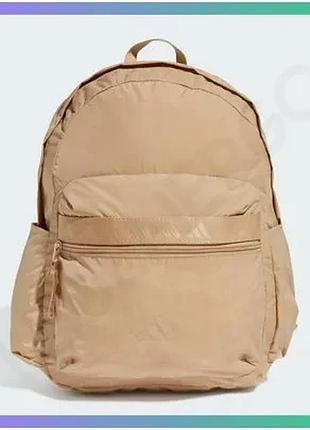 Рюкзак adidas 3 bar logo backpack 23.75 l песочный для спорта и активного отдыха 15x32x43 см sku_jd2272