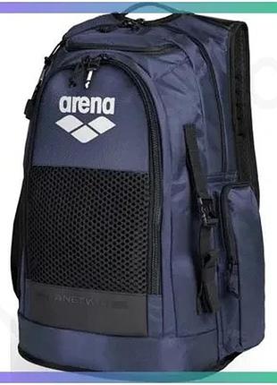 Рюкзак arena all set backpack 45l синій для плавання з відділенням для ноутбука та кишенею для пляшки sku_010234-400