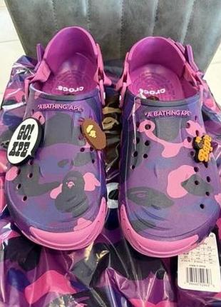 Crocs bape/крокси бейп/крокси унісекс