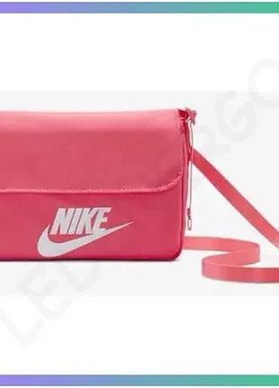 Сумка крос-боді nike w nsw futura 365 рожевий для жінок 22х16х6см спортивна сумка для активного відпоч sku_cw9300-629