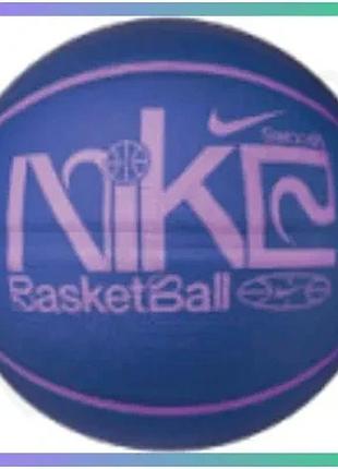 Баскетбольный мяч nike everyday playground 8p графический синий-розовый для детей размер 5 sku_n.100.4371.429.05