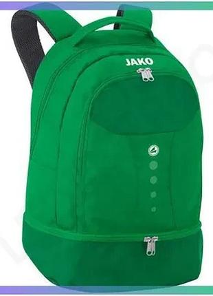 Рюкзак jako striker 32l зеленый для спорта 34x21x46 см унисекс 100% полиэстер sku_1816-06