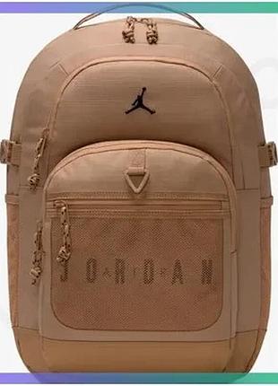 Рюкзак nike jam blacktop backpack 25l бежевий чоловічий спортивний рюкзак для навчання і подорожей sku_lm9047-j34