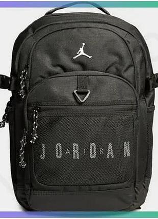 Рюкзак nike jam blacktop backpack 25l чорний чоловічий для спорту з кишенями для техніки та пляшок sku_lm9047-023