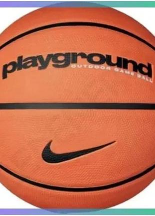 Баскетбольний м'яч nike everyday playground 8p коричневий гума для гри на вулиці унісекс sku_n.100.4498.814.07