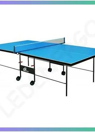 Всепогодний тенісний стіл gsi-sport athletic outdoor alu line gt-2 синій для вулиці і закритих приміще sku_gt-2
