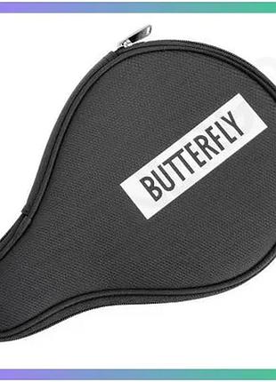 Чохол для ракетки butterfly чорний нейлоновий для настільного тенісу захист ракетки чохол для тенісу sku_44906901006780