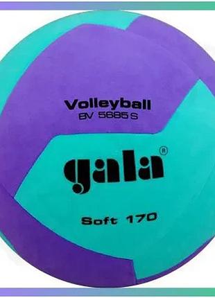 М'яч волейбольний gala soft 170 легкий для дітей 160-180 г аматорський для залу sku_bv5685s