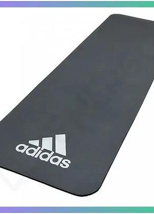 Килимок для тренировок adidas fitness mat серый 183х61х1 см для фитнеса и домашних тренировок sku_admt-11015gr