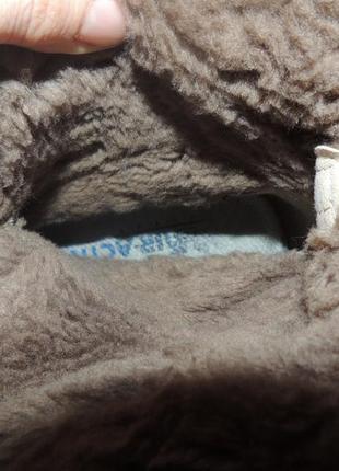 Зимние теплые кожаные сапоги на овчине gabor р. 3910 фото
