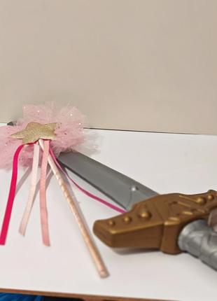 Іграшка меч і чарівна паличка, лот для дітей