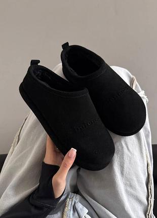Чорні сліпорс balenciaga alaska soft platform mules black x баленсіага 40