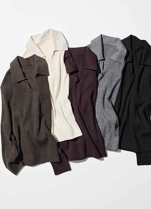 Свитер в рубчик uniqlo 10