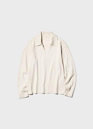 Свитер в рубчик uniqlo 4