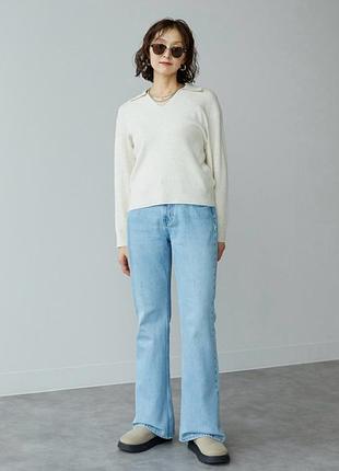 Свитер в рубчик uniqlo 6